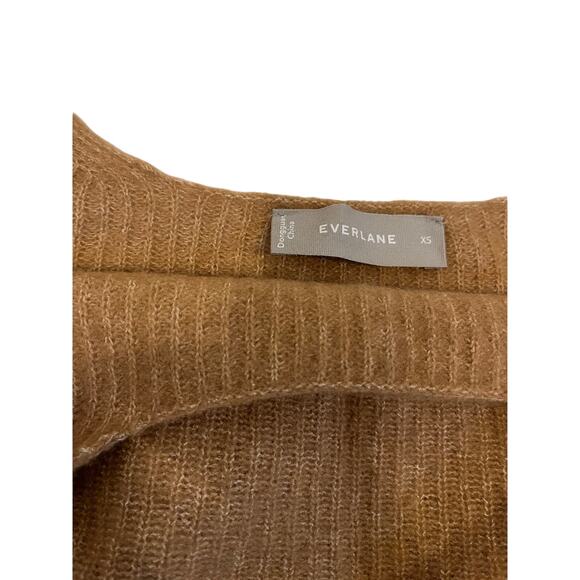 Everlane Cozy Caramel Brown Tan Crop Tank Top XS - Picture 2 of 4